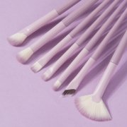 星黛紫10支化妆刷套装鼻影刷散粉眼线刷奶紫色新手化妆工具